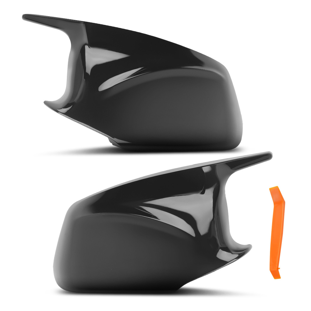 Wing Mirror Cover Capfor compatible for BMW 5 Series F10 F11 F18 520i-550i 2010-2013 Black