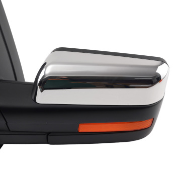 Chrome Left Mirror compatible for Ford F-150 2004-2014 Power Heated Signal 6118586F