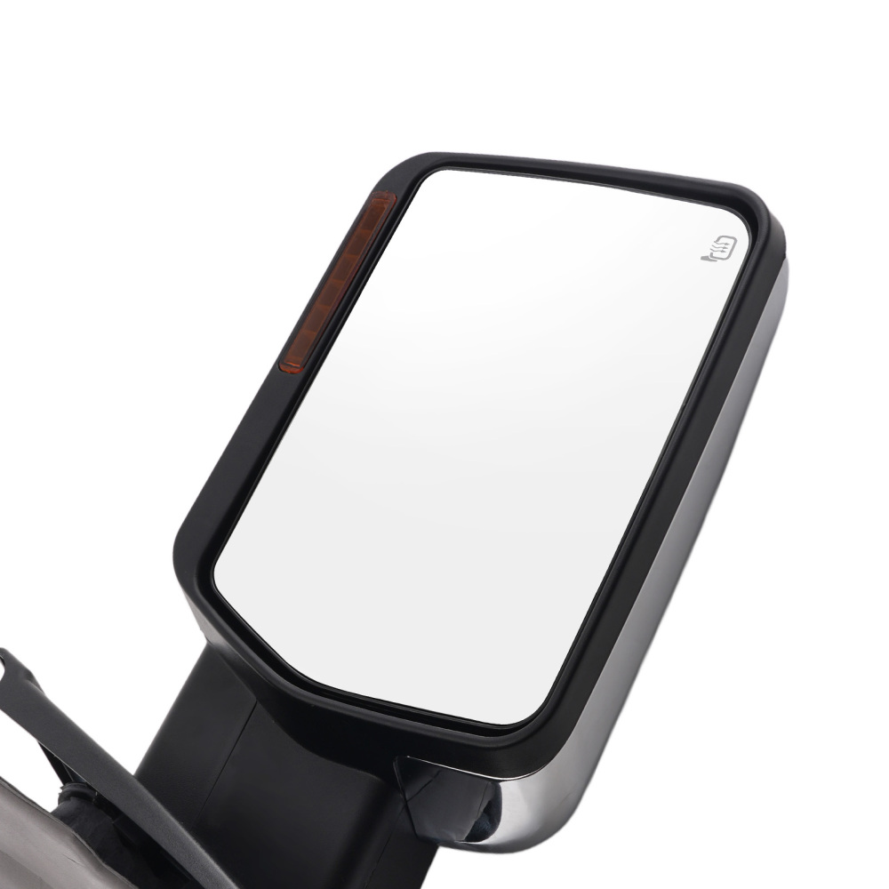 Chrome Left Mirror compatible for Ford F-150 2004-2014 Power Heated Signal 6118586F
