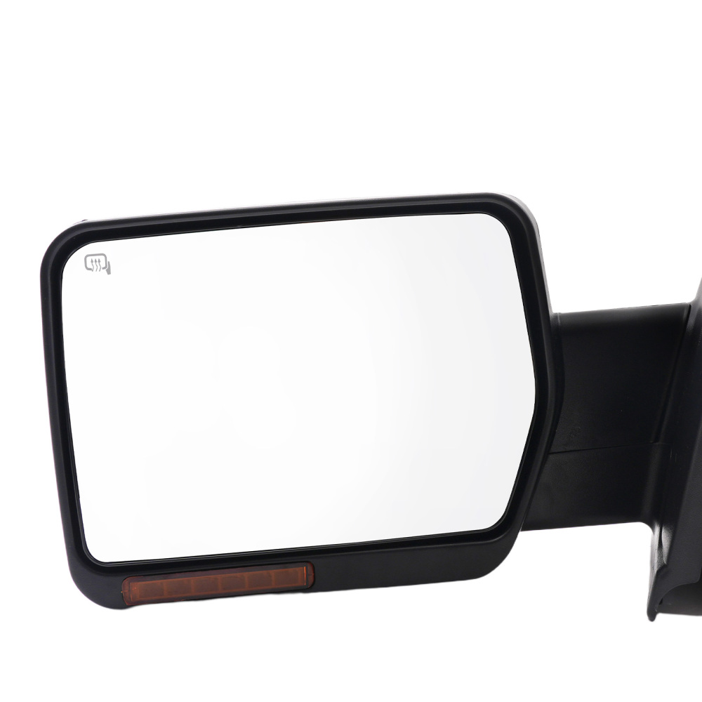 Chrome Left Mirror compatible for Ford F-150 2004-2014 Power Heated Signal 6118586F