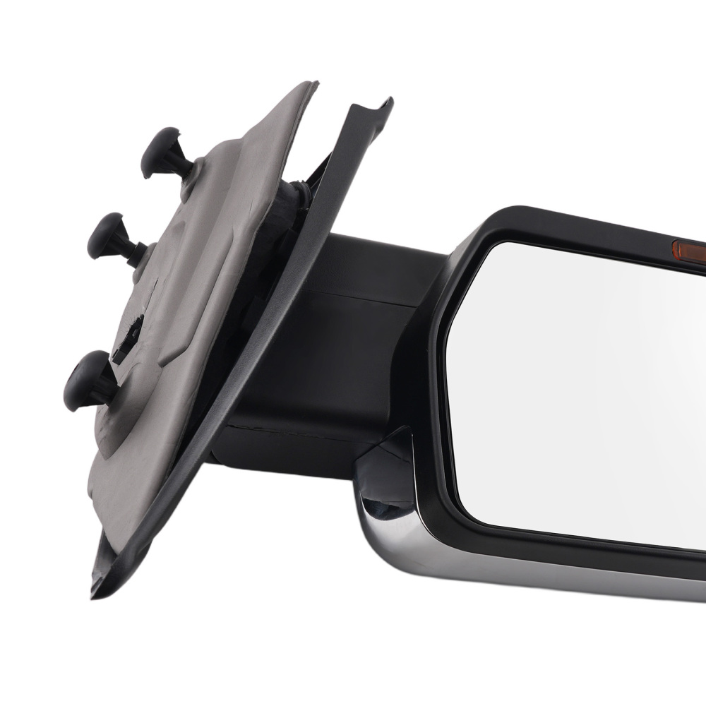 Chrome Left Mirror compatible for Ford F-150 2004-2014 Power Heated Signal 6118586F