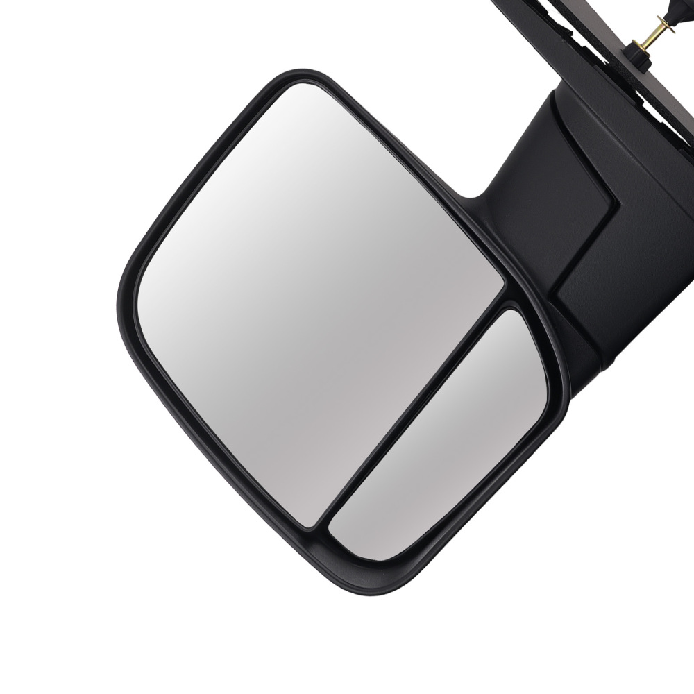 Left Right Side Mirror compatible for Ford E-150/E-250 03-13 15227440 ABS Black Power