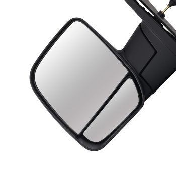 Left Right Side Mirror compatible for Ford E-150/E-250 03-13 15227440 ABS Black Power