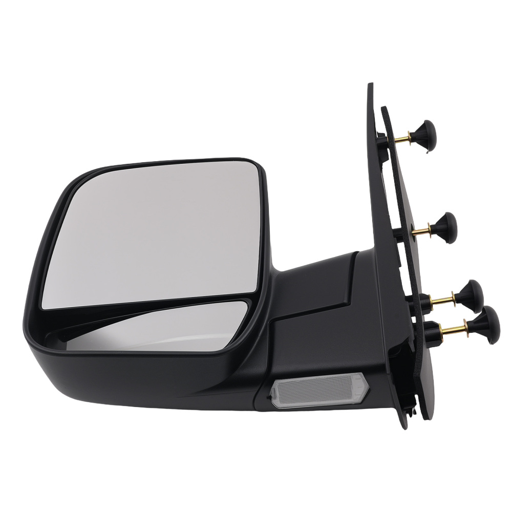 Left Right Side Mirror compatible for Ford E-150/E-250 03-13 15227440 ABS Black Power