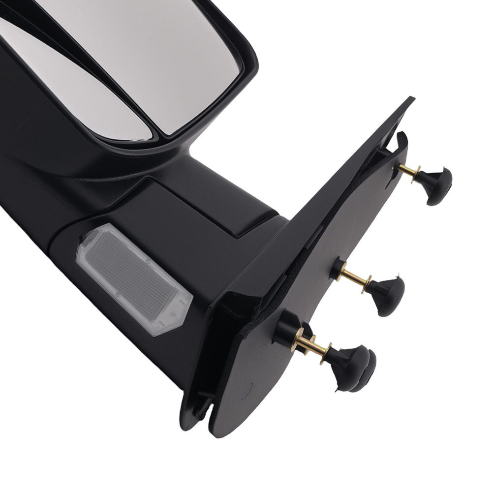 Left Right Side Mirror compatible for Ford E-150/E-250 03-13 15227440 ABS Black Power