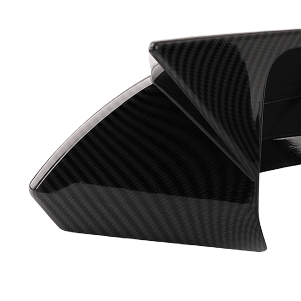 Carbon Fiber Side Mirror Cover compatible for Ford Mustang 2015-22 FR3B-17683 FR3Z-17682 2x