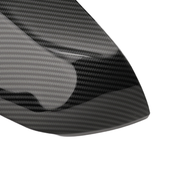 Carbon Fiber Side Mirror Cover compatible for Ford Mustang 2015-22 FR3B-17683 FR3Z-17682 2x