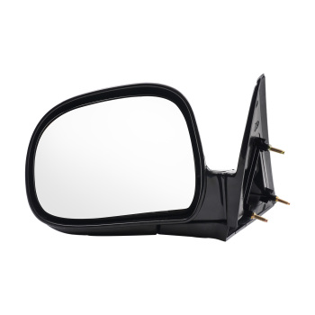 Front Manual Side Mirror compatible for Chevy Blazer/S10 94-98 15150849-WH ABS