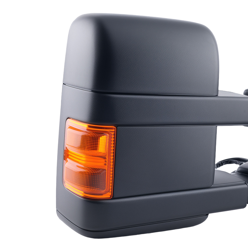 Rear View Mirror compatible for Ford Excursion F-250 2000-2007 Turn Signal Smoke