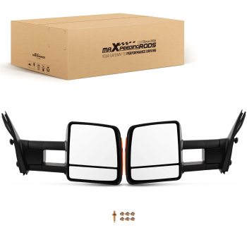 Side Mirror Assembly compatible for Toyota Sequoia 2007-2017 TO1321243PFM Heated