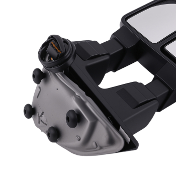 Compatible for Power Chrome Side Mirror compatible for Ford F-550 Super Duty 1999-2007 Telescoping