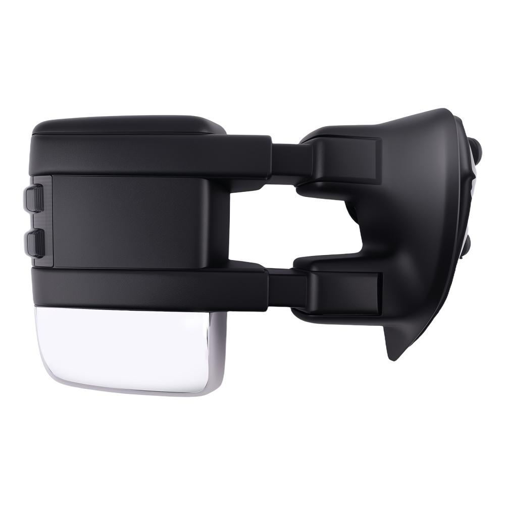 Compatible for Power Chrome Side Mirror compatible for Ford F-550 Super Duty 1999-2007 Telescoping