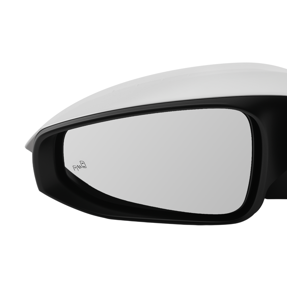 Rear View Side Mirror compatible for Toyota RAV4 2013-2014 879400R100A1 Heated compatible for White