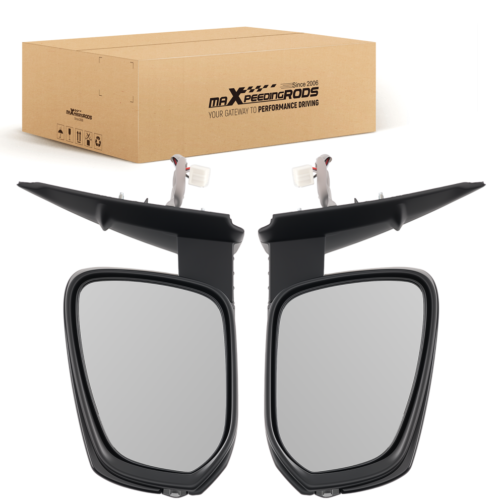 Rear View Mirror compatible for Toyota Tacoma Trail Edition 2021-2023 Power Heated Black