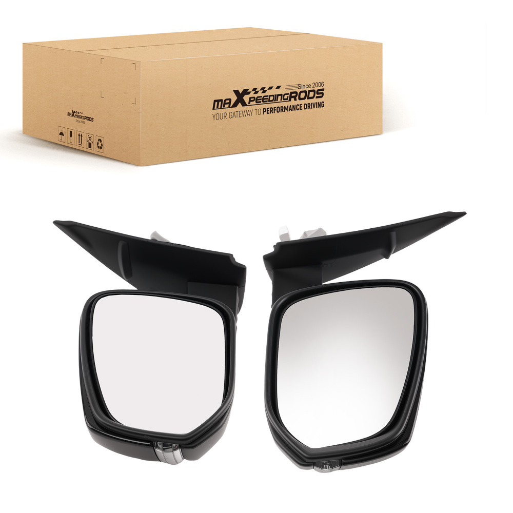 Power Side Mirror Set compatible for Toyota Tacoma 2016-2023 Heated Paintable Signal