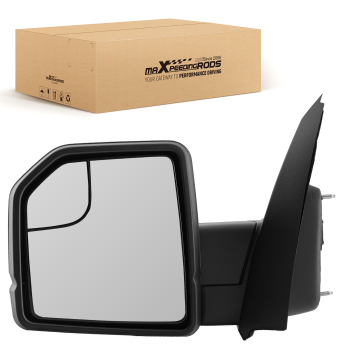 Left Side Mirror compatible for Ford F-150 XL/XLT 2015-2017 Power Heated Textured