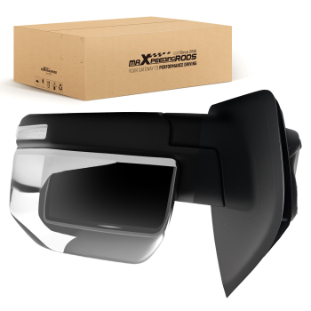 Blind Spot Driver Mirror compatible for Ford F-150 King Ranch 2015-2018 Chrome FL3Z17683NB