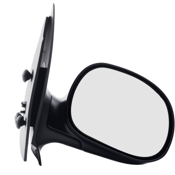 Black Manual Mirror Right compatible for Ford Expedition 1998-2002 1L3Z17682AAA ABS