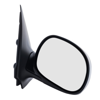 Black Manual Mirror Right compatible for Ford Expedition 1998-2002 1L3Z17682AAA ABS