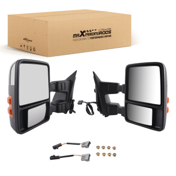 Rear View Mirror Chrome compatible for Ford F-250 Super Duty 1999-2007 Turn Signal