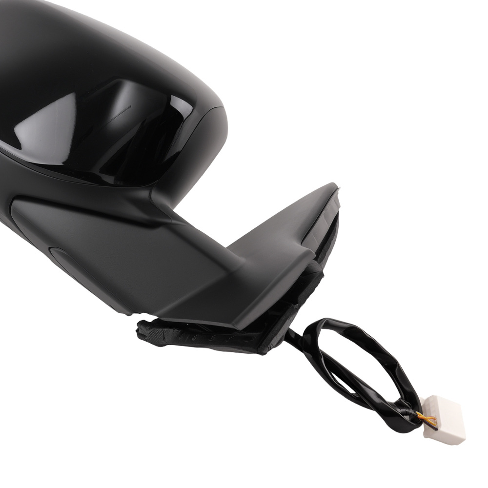 Right Mirror compatible for Honda Accord EX/LX 2013-2016 Power Black 76201T2FA11ZE ABS