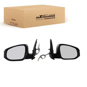 Mirror Pair compatible for Toyota 4Runner SR5 Premium TRD 2014-2018 Heated Puddle Light