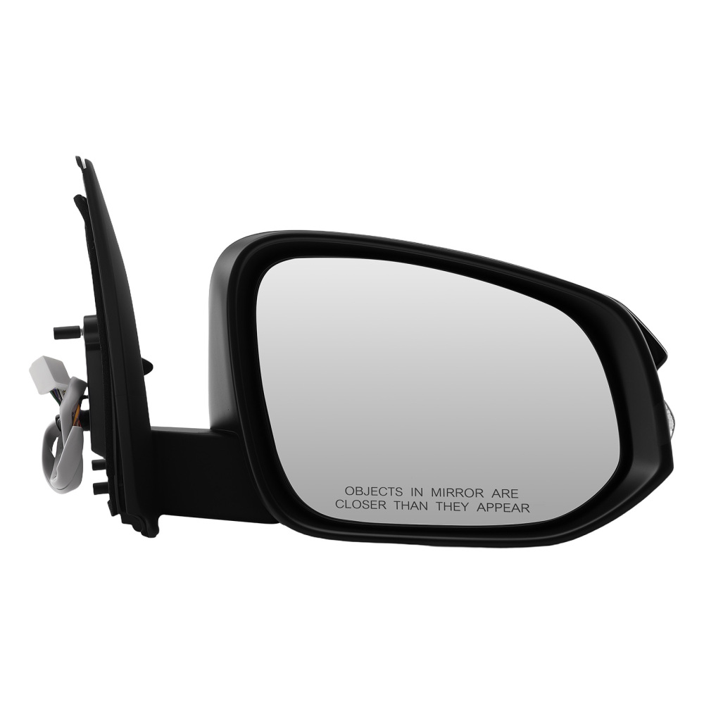 Right Heated Mirror Signal Light compatible for Toyota 4Runner Limited 2014-2018 Black