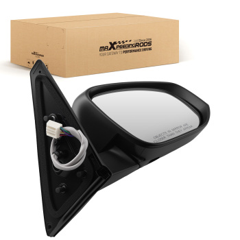 Right Heated Mirror Signal Light compatible for Toyota 4Runner Limited 2014-2018 Black