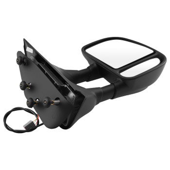 Passenger Rear View Mirror compatible for Ford E150 E250 E350 FO1321329 Black