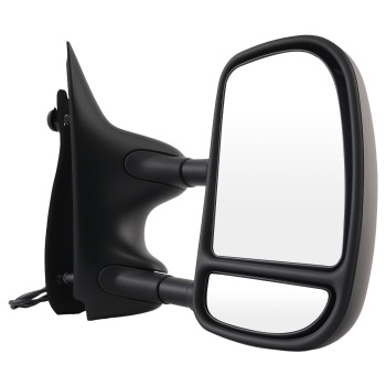 Passenger Rear View Mirror compatible for Ford E150 E250 E350 FO1321329 Black