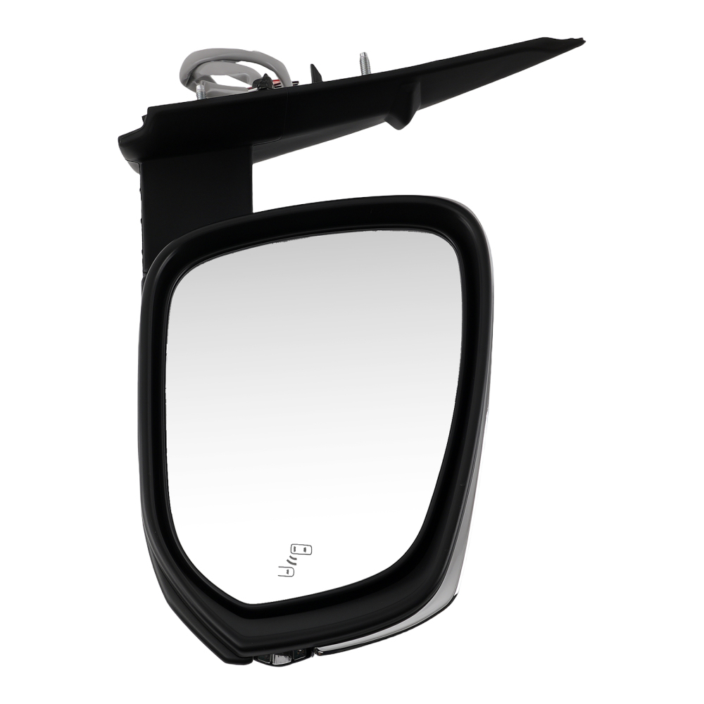 Chrome Heated Mirror compatible for Toyota Tacoma 2016-2023 Power Signal Extendable 2Pc