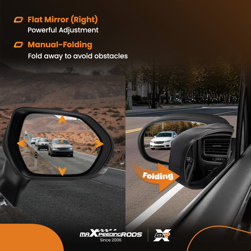 Blind Spot Right Mirror compatible for Toyota Camry 2018-2023 Heated 8173047010