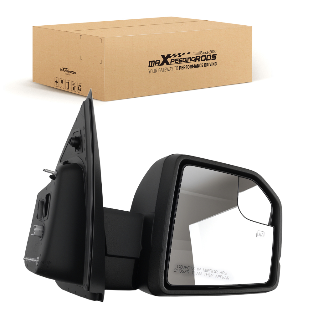 Heated Power Right Side Mirror compatible for Ford F-150 2015-2019 FO1321523 Turn Signal