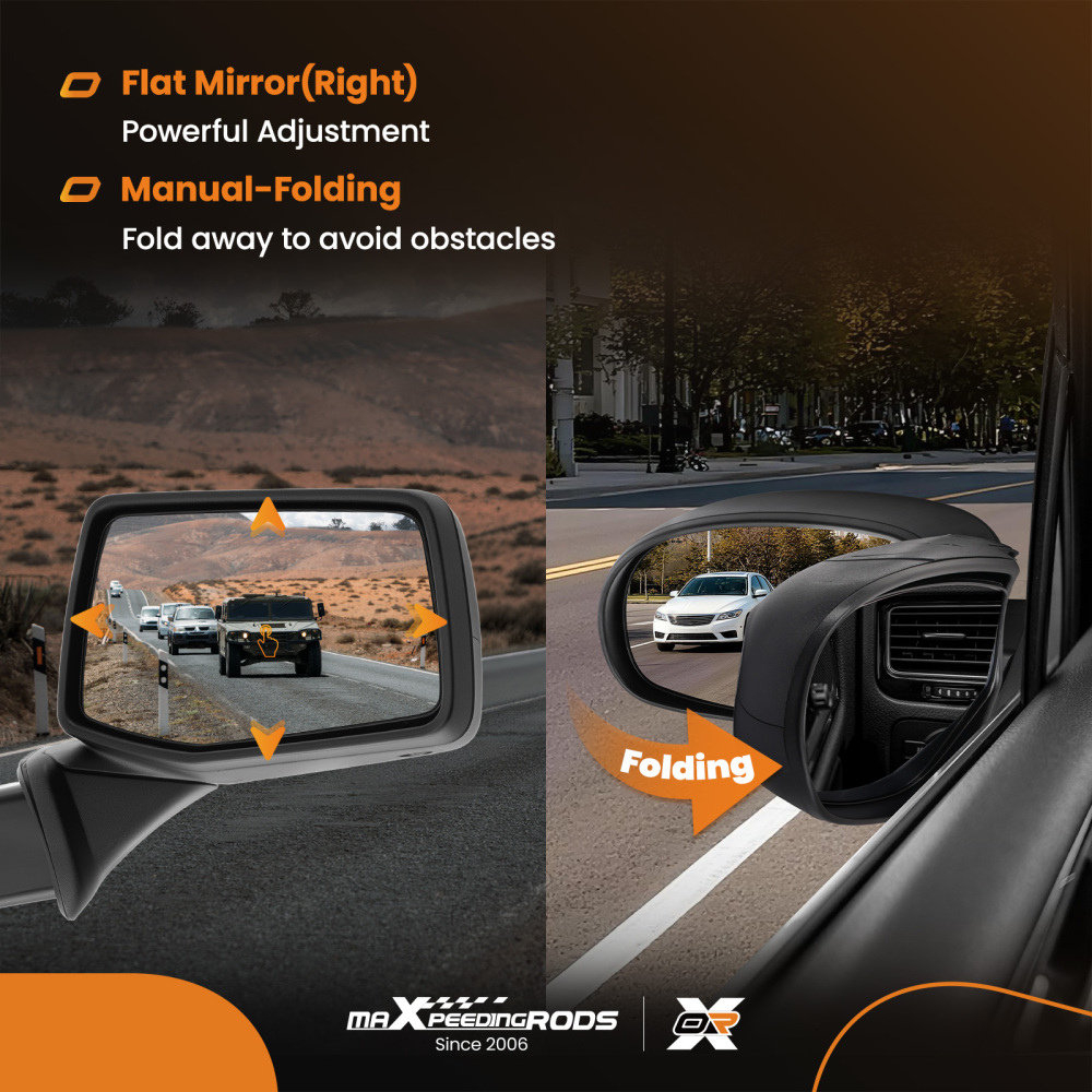 Right Heated Side View Mirror compatible for Chevrolet Silverado 1500 19-23 Power