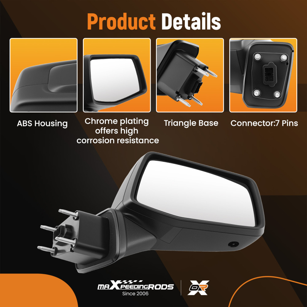 Right Heated Side View Mirror compatible for Chevrolet Silverado 1500 19-23 Power