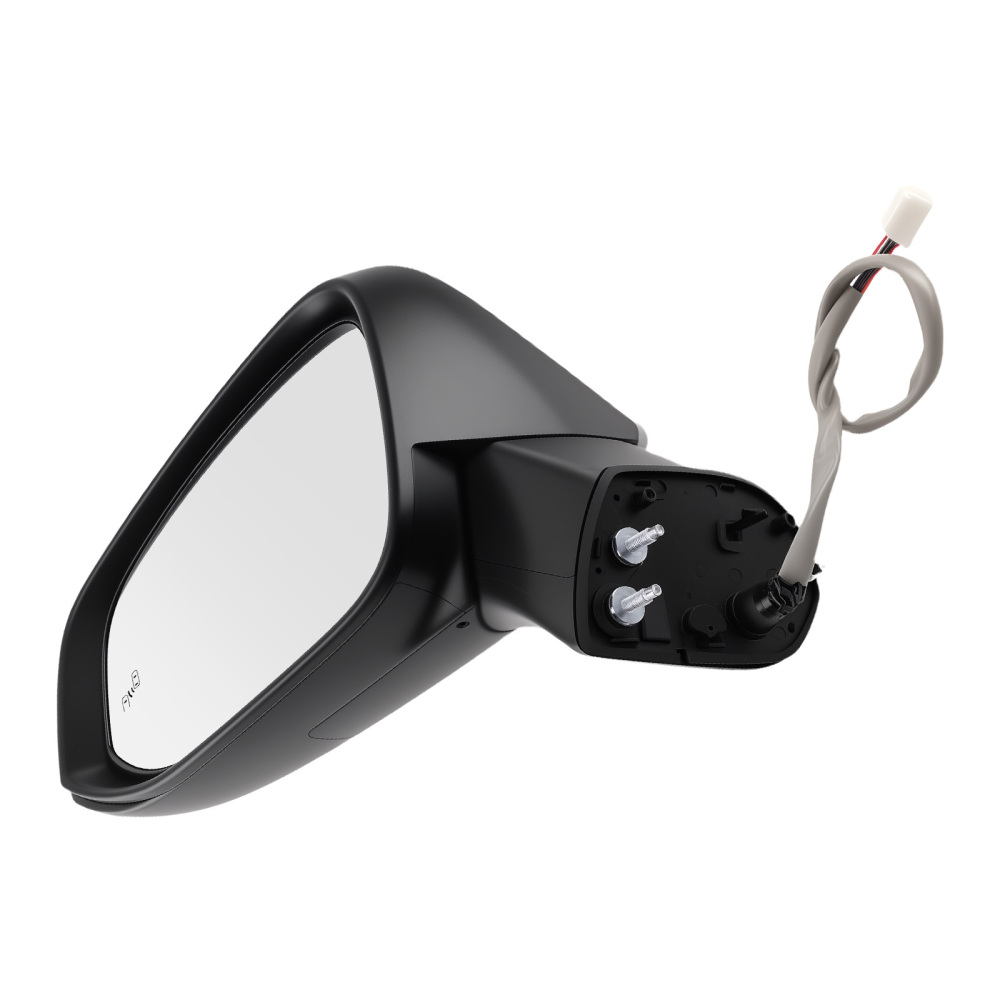 Left Power Mirror Heated compatible for Toyota RAV4 2019-2022 TO1320384 compatible for White