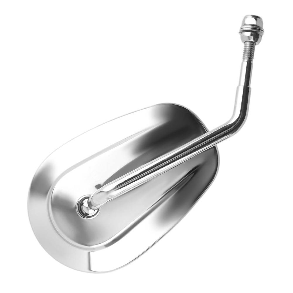 Aluminum Chrome Mirrors compatible for Harley Davidson Dyna Softail Models 1988-2016