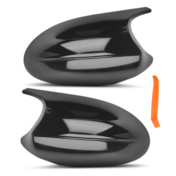 Side Mirror Cover Caps compatible for BMW E90 E91 Pre-LCI 2005-2007 51167135098 ABS Plastic