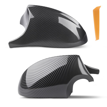 Carbon Fiber Wing Mirror Cover Caps compatible for BMW E90 E91 E92 E93 Pre-LCI 2005-2009