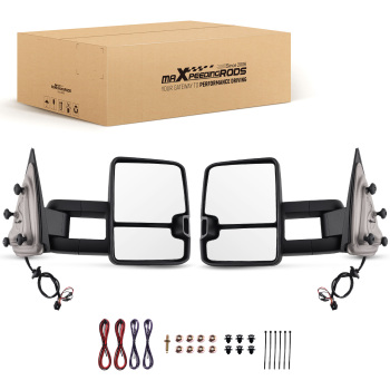 Rear View Mirror compatible for Chevy Silverado 1500 2014-2018 Power Heated Dual Glass