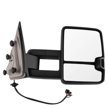 Power Side Mirror compatible for Chevy Silverado 1500 14-18 Convex Glass Arrow Light