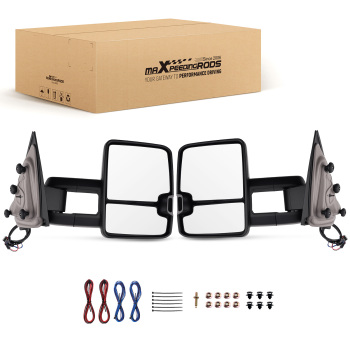 Heated Power Mirror compatible for GMC Sierra 2500HD 3500HD 2014-2019 LED Tow YH-3351