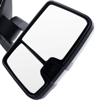Side Mirror Pair compatible for Chevrolet Silverado 1500 2014-2018 84565195 Black