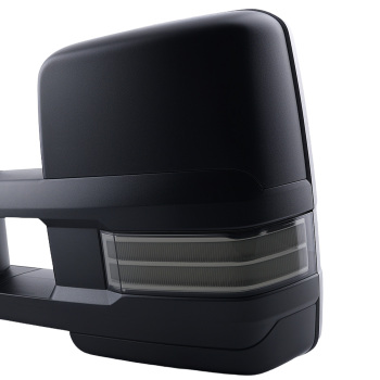 Side Mirror Pair compatible for Chevrolet Silverado 1500 2014-2018 84565195 Black