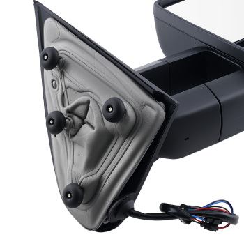 Side Mirror Pair compatible for Chevrolet Silverado 1500 2014-2018 84565195 Black