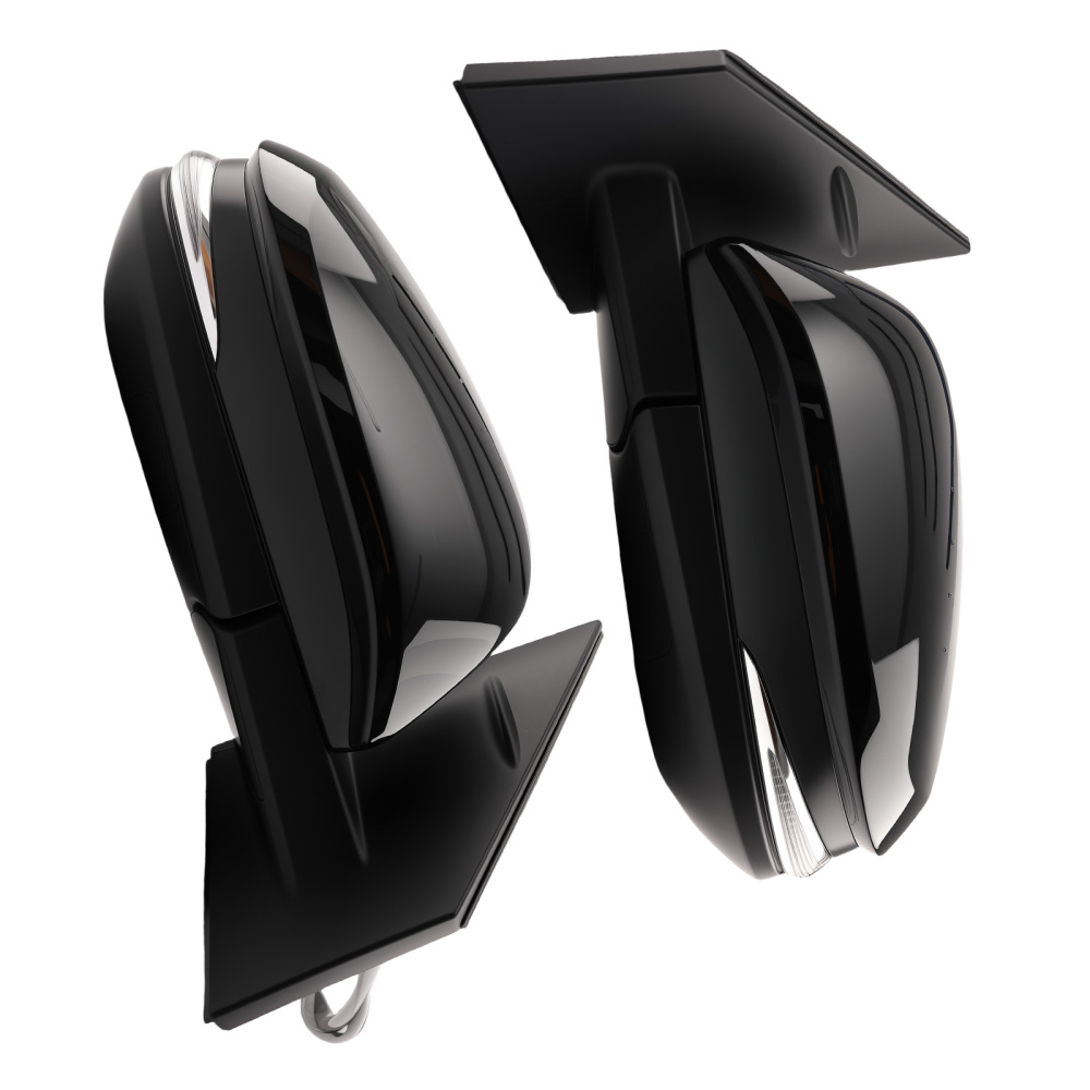 Black Mirror Pair compatible for Toyota RAV4 Limited 2013-2015 879100R080C0 879400R090C0