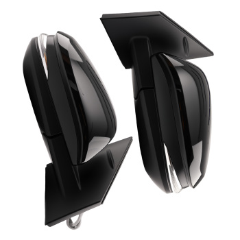 Black Mirror Pair compatible for Toyota RAV4 Limited 2013-2015 879100R080C0 879400R090C0