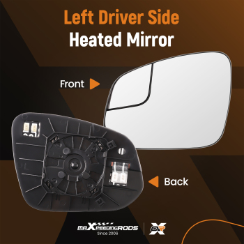 Left Side View Mirror Glass Heated Signal compatible for Toyota RAV4 2016-2018 87961-42D20