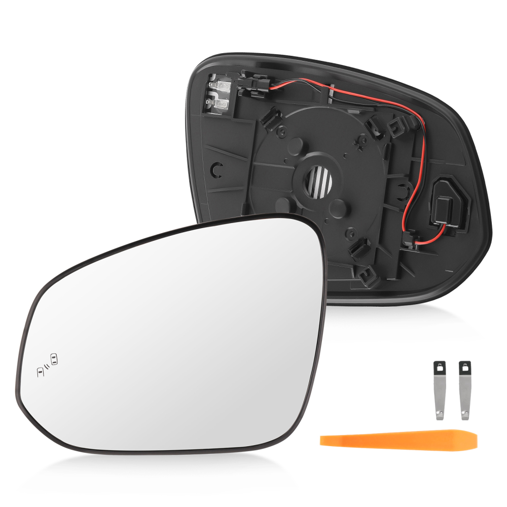 Left Driver Side Mirror Glass compatible for Toyota RAV4 2013-2018 Tacoma2016-2021