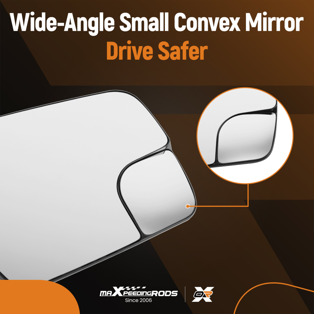 Left Driver Side Mirror Glass compatible for Toyota RAV4 2013-2018 Tacoma2016-2021